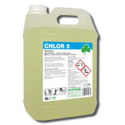 Clover Chlor 5 Bleach Solution Surface Cleaner