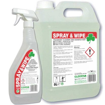 Clover Spray & Wipe Antibacterial Surface Cleaner