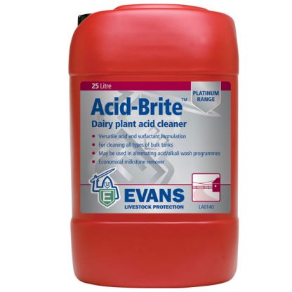 Evans Acid Brite Dairy Plant Cleaner