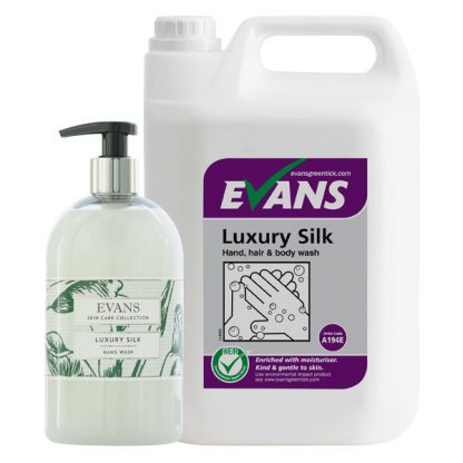 Evans Luxury Silk Hand, Hair & Body Wash