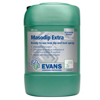 Evans Masodip Extra Teat Dip & Teat Spray