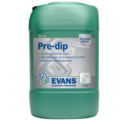 Evans Pre-Dip Teat Dip & Teat Spray