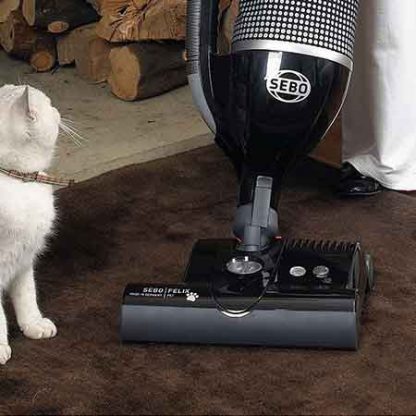 Sebo Felix Pet Eco Upright Vacuum Cleaner In Action - Pet Hair