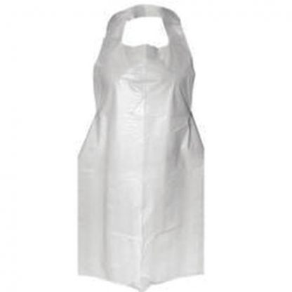 Apron - White Polythene