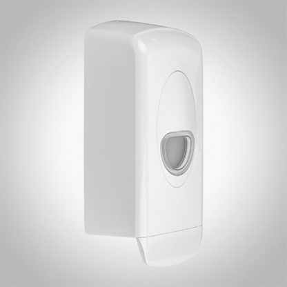 White Plastic Soap Dispenser