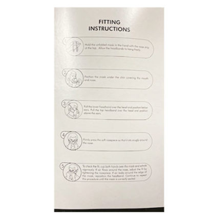 Face Mask FFP2 Valved Moulded Respirator - Image 5