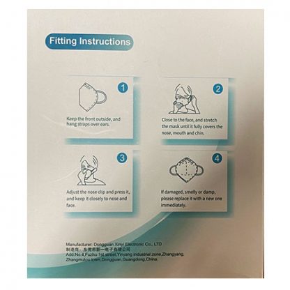 KN95 Standard Mask Fitting Instructions